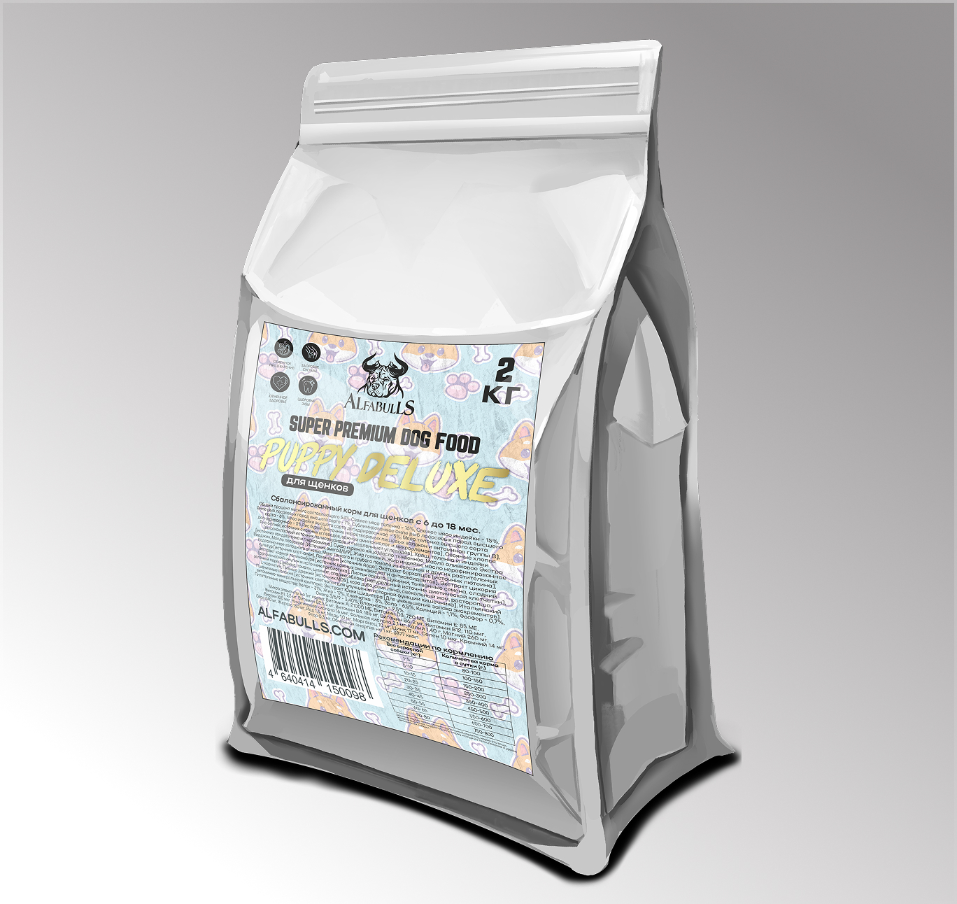 Корм для собак AlfaBulls Puppy Deluxe